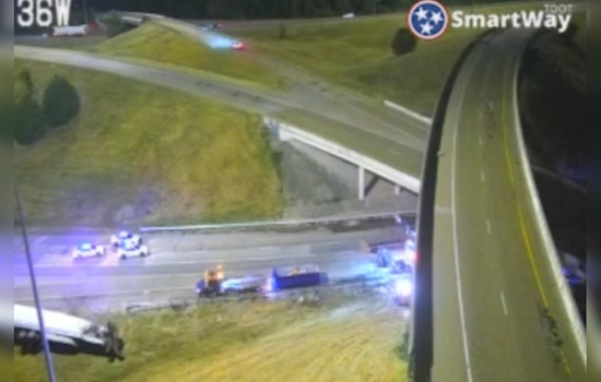 Fatal Semi-Truck Fire on I-40 Near Memphis Claims Two Lives, Police Investigate Cause