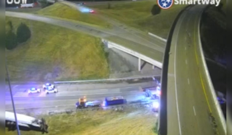 Fatal Semi-Truck Fire on I-40 Near Memphis Claims Two Lives, Police Investigate Cause