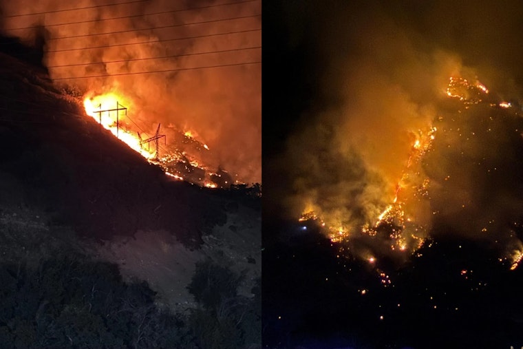 Fire Crews Halt Progression of Mapleton, Utah Wildfire, Juveniles