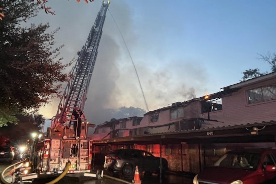Fire Injures Two Firefighters and Displaces 300 Residents at Northwest Houston Apartment Complex