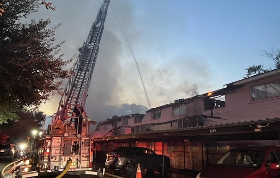 Fire Injures Two Firefighters and Displaces 300 Residents at Northwest Houston Apartment Complex
