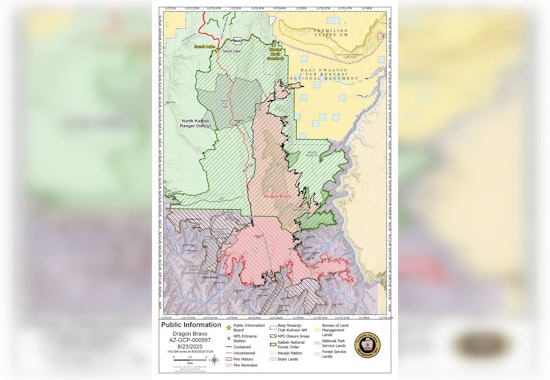 Fire Suppression and Land Reopening Progress as Dragon Bravo Fire Reaches 63% Containment