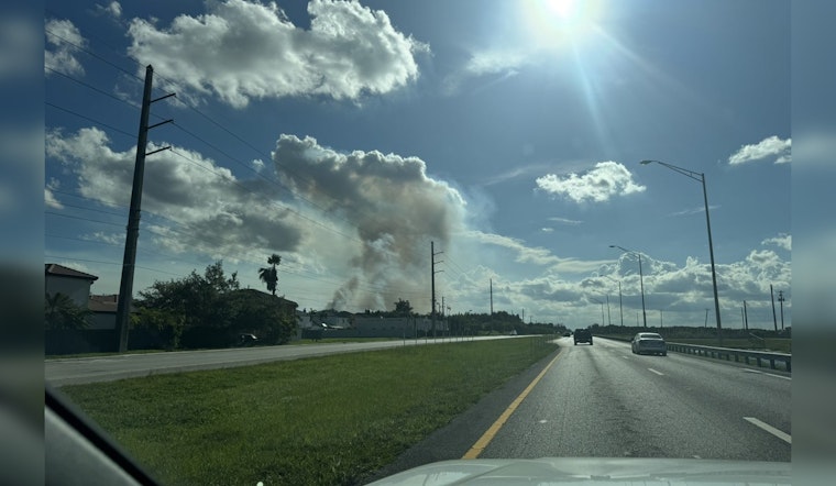 Firefighters Battle Rapidly Spreading Grass Fire Near Miami-Dade's Miccosukee Tribe Territory