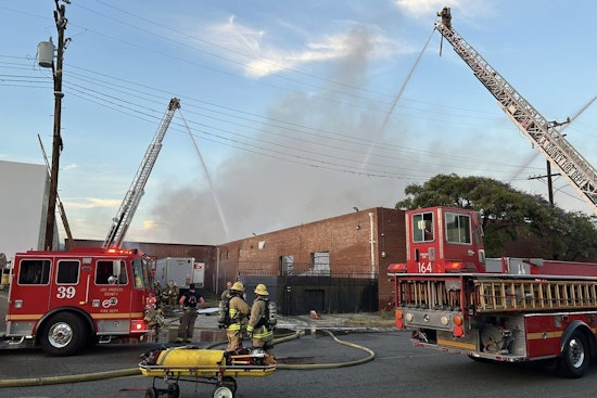 Firefighters Contain Third-Alarm Blaze at Commerce Commercial Building; No Injuries Reported