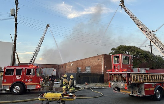 Firefighters Contain Third-Alarm Blaze at Commerce Commercial Building; No Injuries Reported