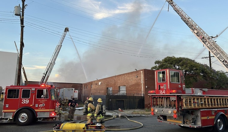Firefighters Contain Third-Alarm Blaze at Commerce Commercial Building; No Injuries Reported