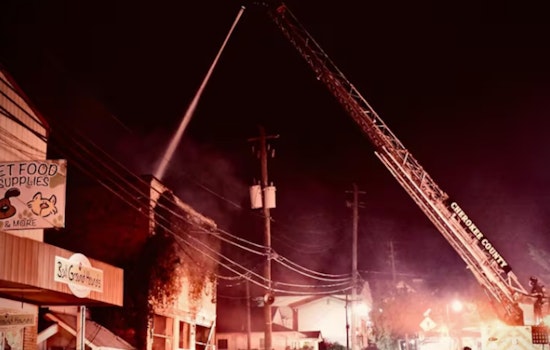 Firefighters Quell Blaze in Historic Downtown Ball Ground Building