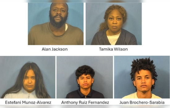 Five Charged with Retail Theft and Burglary in Oak Brook, DuPage Officials Report