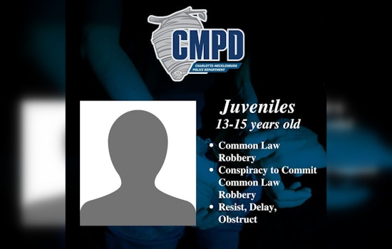 Five Juveniles Charged, One Sought After Daytime Robbery at Charlotte Cannabis Dispensary