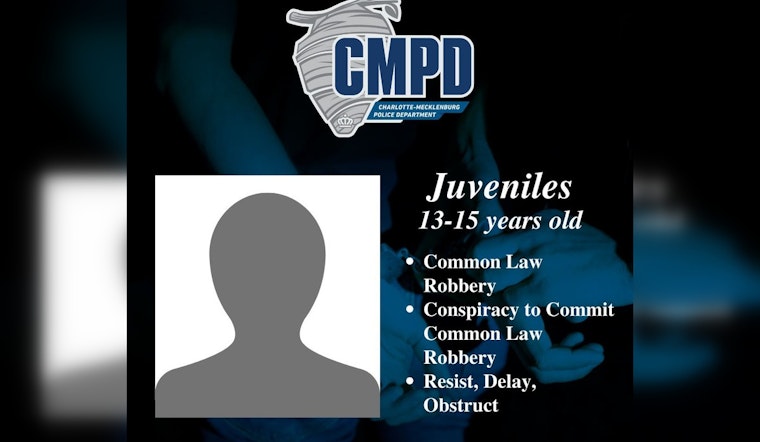 Five Juveniles Charged, One Sought After Daytime Robbery at Charlotte Cannabis Dispensary