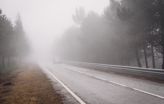 Foggy Morning in Raleigh with Looming Chance of Weekend Thunderstorms