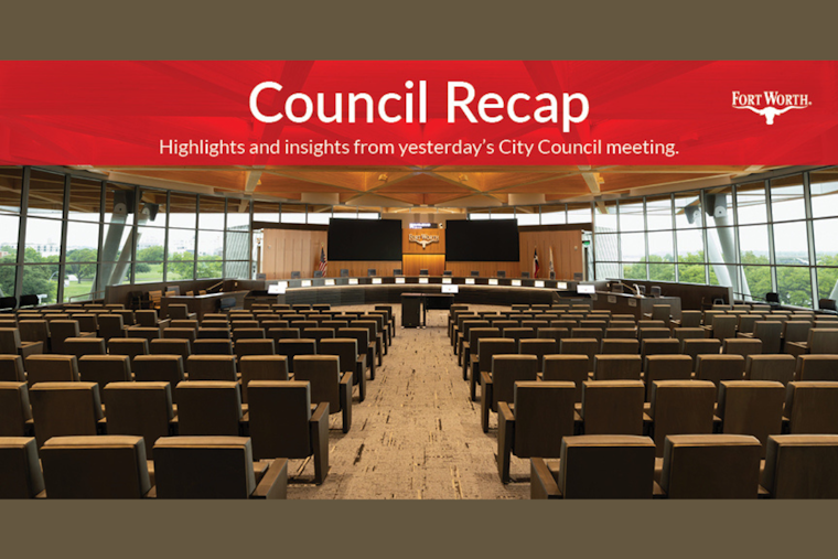 Fort Worth City Council Approves Multimillion-Dollar Budgets and Infrastructure Upgrades; Celebrates Tarrant County College's 60th Anniversary