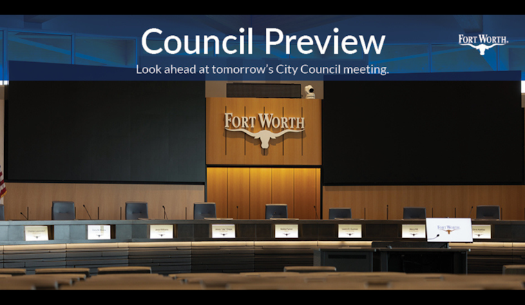Fort Worth City Council to Decide on Key Projects and Funding Reallocations on August 26