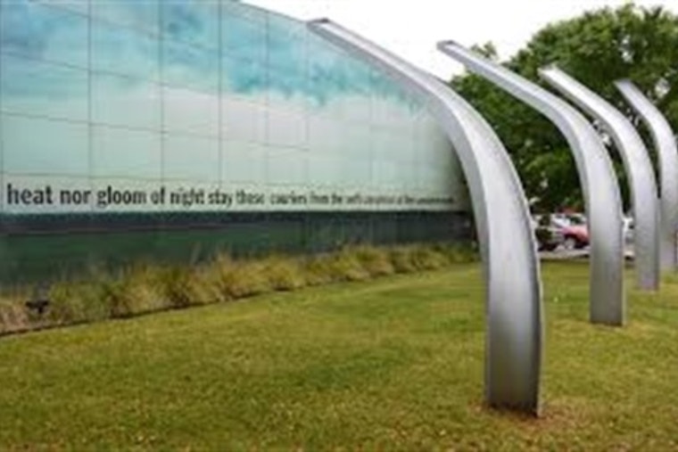 Fort Worth's Resilient Spirit Memorialized: Twisted Billboard Steel Now a Local Treasure in Linwood