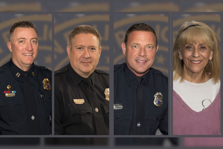 Franklin Police Department Honors Four Longstanding Members Upon Their Retirement