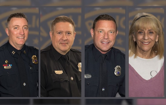 Franklin Police Department Honors Four Longstanding Members Upon Their Retirement