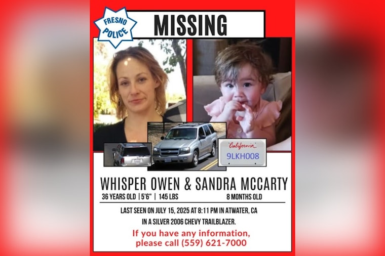 Fresno Police Enlist Community Aid in Search for Missing Woman and Infant Last Seen Near Escalon