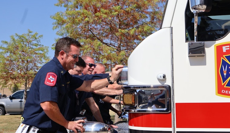 Frisco Celebrates Arrival of New Fire Engine with Traditional 'Push-in' Ceremony and Communal Support