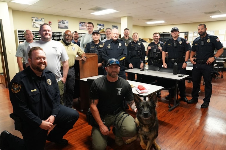 Germantown Police Throw Festive Birthday Bash for K9 Officer Vader