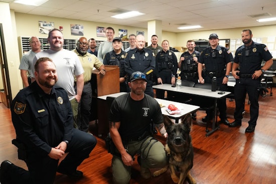Germantown Police Throw Festive Birthday Bash for K9 Officer Vader
