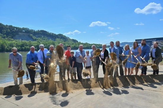 Gov. DeWine Celebrates Portsmouth Revitalization with $34M Grant and "Queen of Clean" Barge to Enhance Ohio River