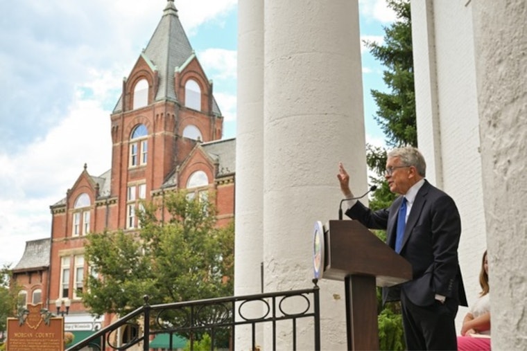 Gov. Mike DeWine Champions Downtown Revitalization in McConnelsville with Waterfront and Infrastructure Projects