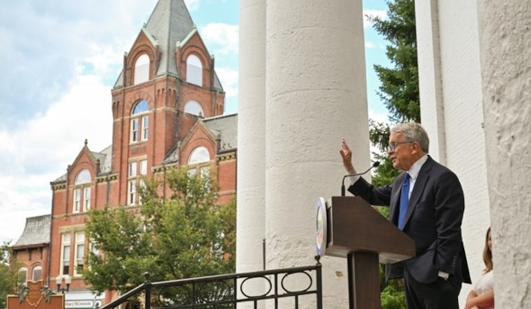 Gov. Mike DeWine Champions Downtown Revitalization in McConnelsville with Waterfront and Infrastructure Projects