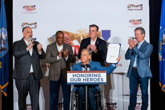 Governor Greg Abbott Signs Trio of Veteran Support Bills in Houston Ceremony