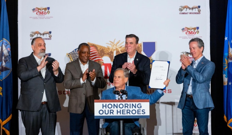 Governor Greg Abbott Signs Trio of Veteran Support Bills in Houston Ceremony