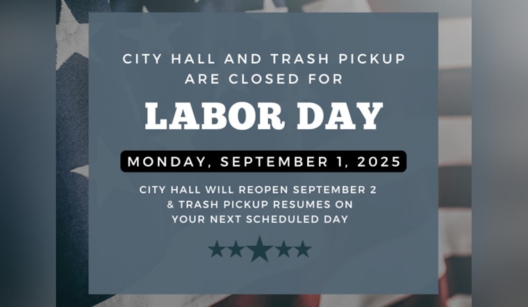 Green Cove Springs to Close City Facilities for Labor Day with City Pool Shuttering and Splash Pad Remaining Open