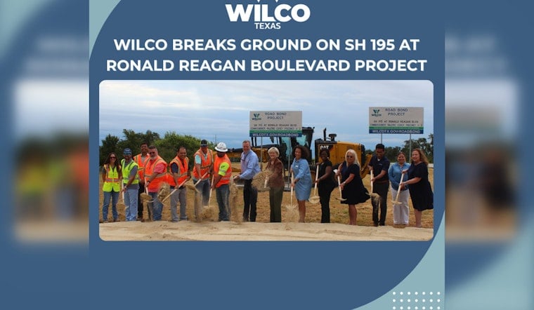 Groundbreaking Ceremony Marks Start of New Ramp Construction at SH 195 and Ronald Reagan Blvd in Georgetown