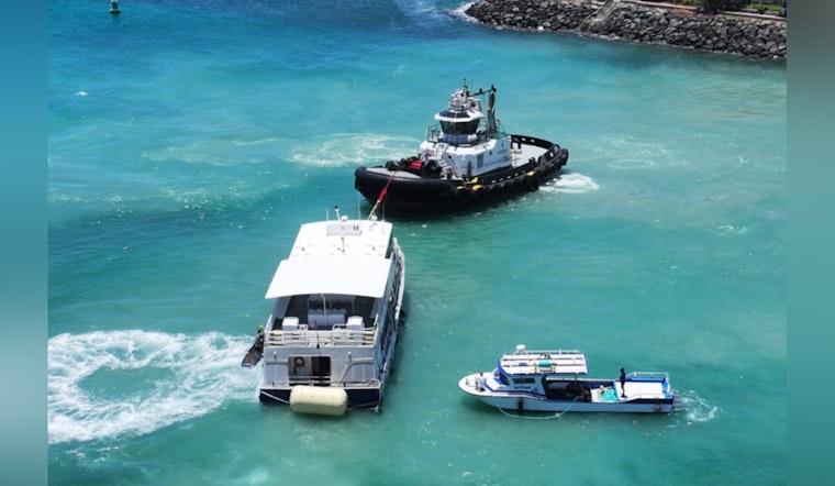 Grounded Vessel "The Discovery" Successfully Removed from Kewalo Basin Seawall in Coordinated Effort