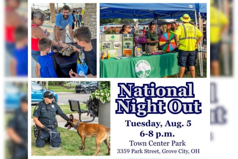 Grove City Invites Community to Engage with First Responders at National Night Out Event