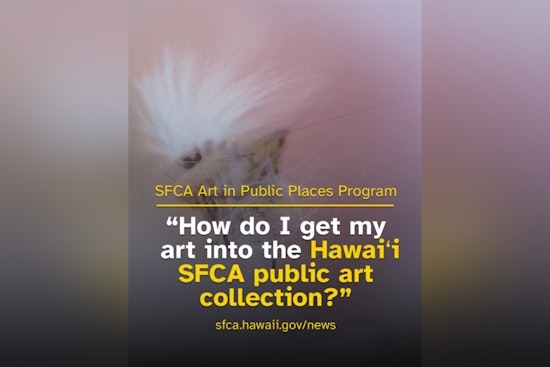 Hawaiʻi's Local Artists Offered Gateway to Featuring in Public Spaces Through SFCA Programs