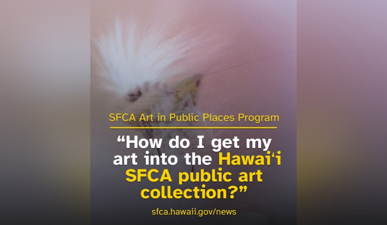 Hawaiʻi's Local Artists Offered Gateway to Featuring in Public Spaces Through SFCA Programs