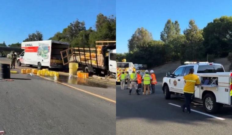 Hazardous Materials Spill on Highway 280 Causes Traffic Chaos in Santa Clara County