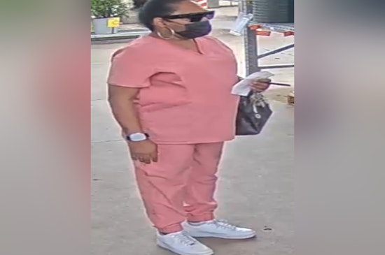 Hedgewick Court Credit Card Fraud, Woman in Pink Scrubs Sought for Unauthorized Home Depot Shopping Spree