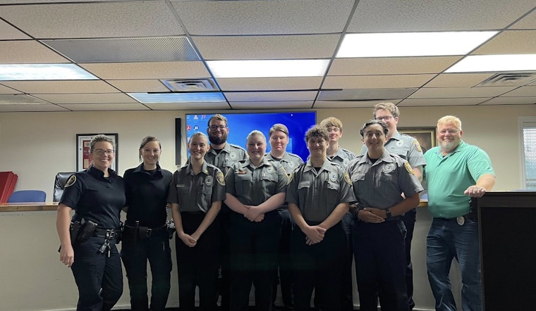Hendersonville Police Celebrate Promotions of Explorer Post 112's Young Leaders