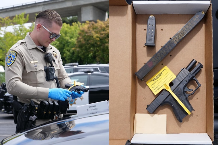 High-Speed Chase Ends in Arrests and Seizure of Ghost Gun by CHP in Oakland