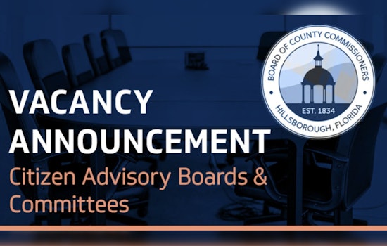 Hillsborough County Seeks Civic-Minded Volunteers for Advisory Boards Before September 26 Deadline