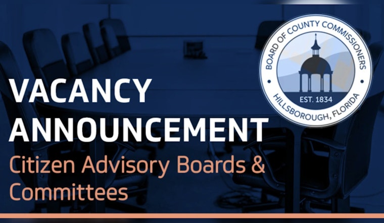 Hillsborough County Seeks Civic-Minded Volunteers for Advisory Boards Before September 26 Deadline