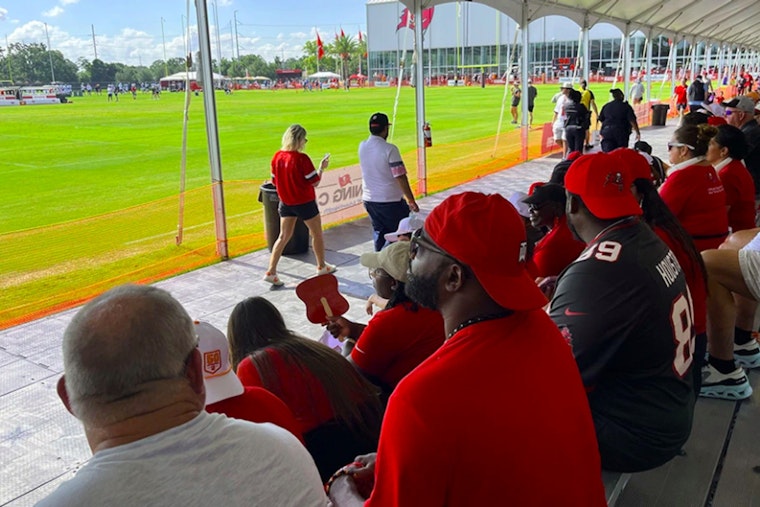 Hillsborough County Youths Experience Excitement at Tampa Bay Buccaneers Scrimmage Through Children's Services Program