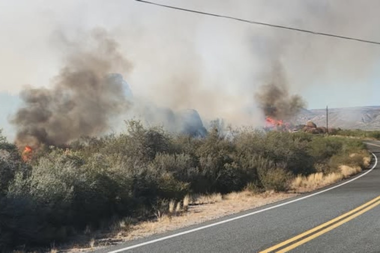 Hillside Man Charged with DUI and Wildfire Ignition After Driving on Bare Rim, Sparking 900-acre Blaze Near Bagdad Road