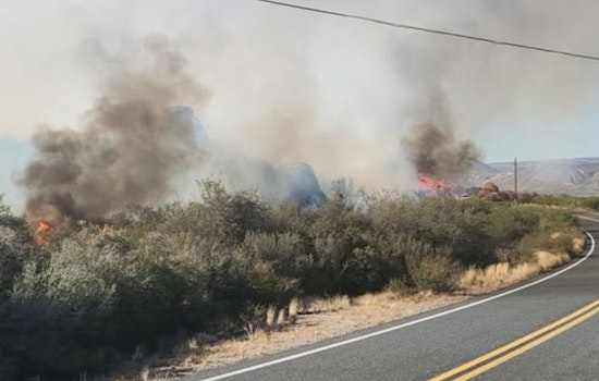 Hillside Man Charged with DUI and Wildfire Ignition After Driving on Bare Rim, Sparking 900-acre Blaze Near Bagdad Road