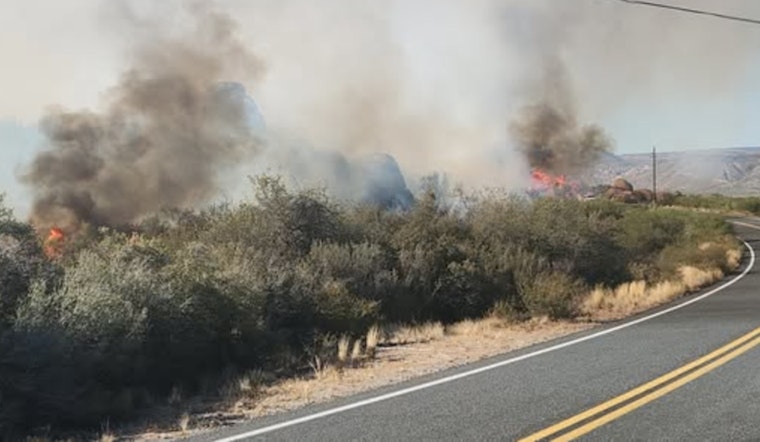 Hillside Man Charged with DUI and Wildfire Ignition After Driving on Bare Rim, Sparking 900-acre Blaze Near Bagdad Road