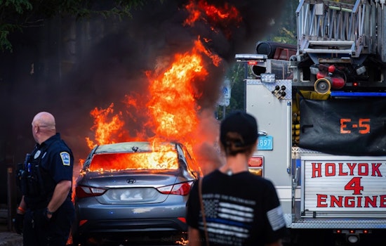 Holyoke Police Arrest Suspect Accused of Intentionally Setting Car Ablaze on Maple Street