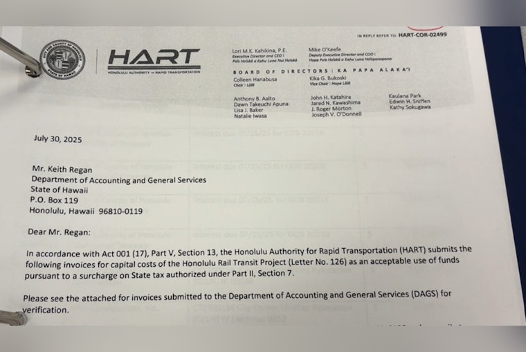 Honolulu's HART Invoices Under Scrutiny as DAGS Withholds Funds for Non-Compliant Costs to Safeguard Taxpayer Dollars