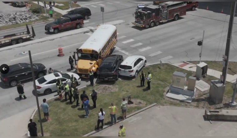 Humble ISD School Bus Involved in Multi-Vehicle Crash in Atascocita, Several Injured