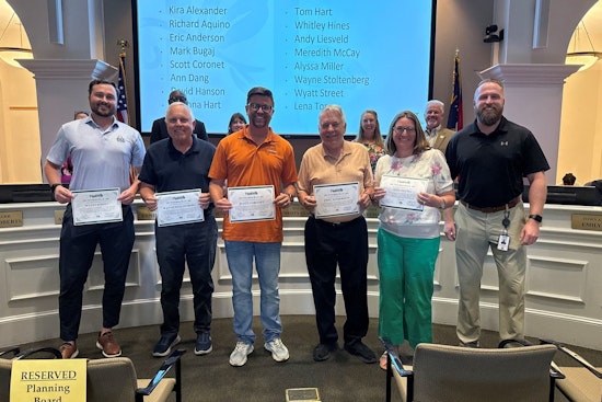 Huntersville Celebrates Engaged Citizens at Town Board Meeting with 2025 Huntersville 101 Class Recognition