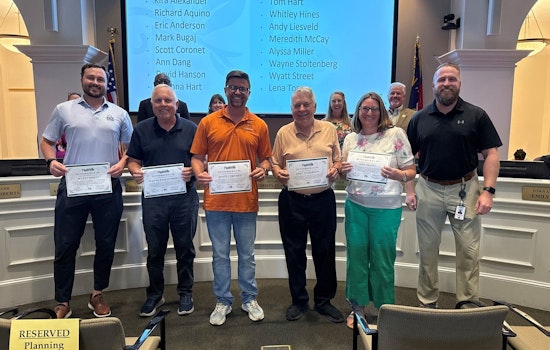 Huntersville Celebrates Engaged Citizens at Town Board Meeting with 2025 Huntersville 101 Class Recognition